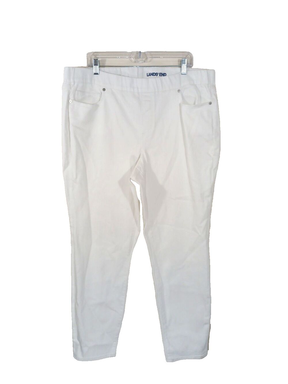 Lands’ End Women’s Plus Size Jeans Size 20W White